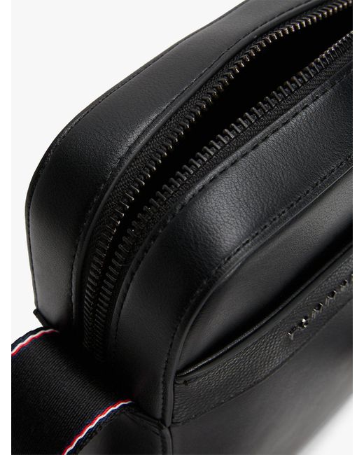 Tommy Hilfiger Black Th Business Corporate Reporter Bag for men