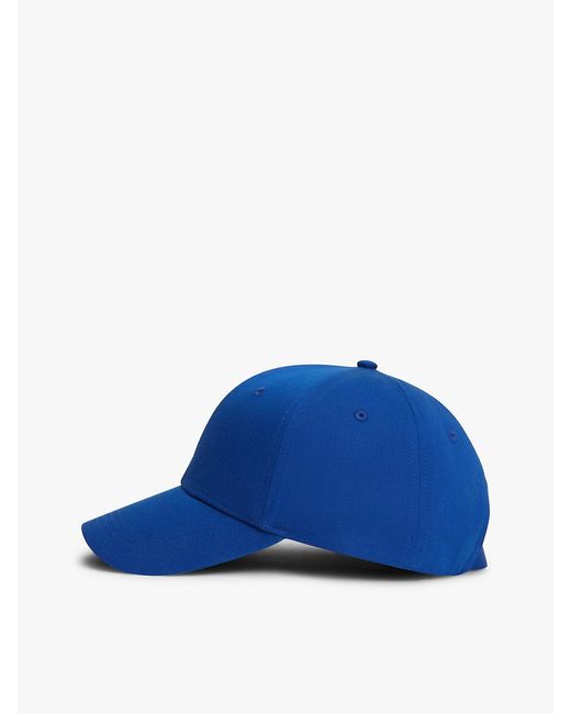 Tommy Hilfiger Blue Hilfiger Flag Embroidery Baseball Cap for men