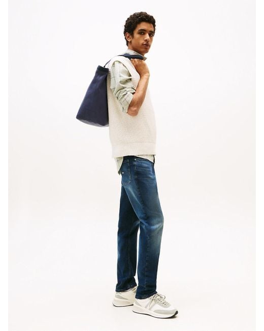 Tommy Hilfiger Blue Scanton Faded Slim Jeans for men