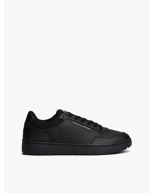 Tommy Hilfiger Rutschhemmender Basketball-Sneaker Mit Leder in Black für Herren