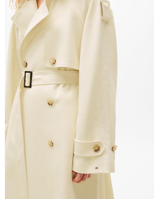 Tommy Hilfiger Natural The Sofia Capsule Oversized Trench Coat