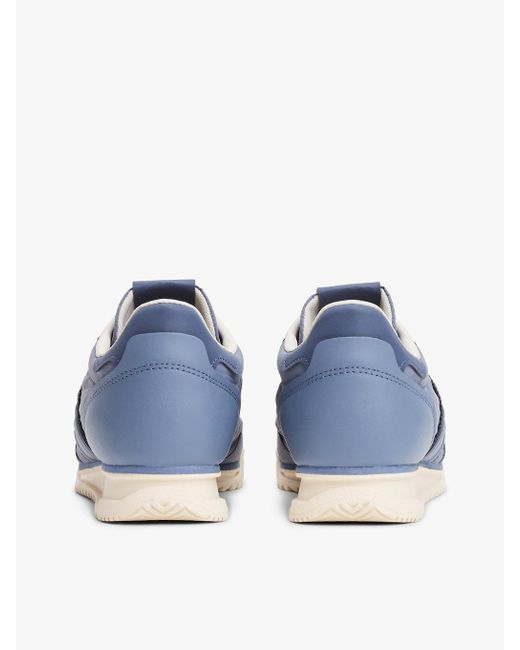 Sneakers Antiscivolo Con Mix Di Texture di Tommy Hilfiger in Blue da Uomo