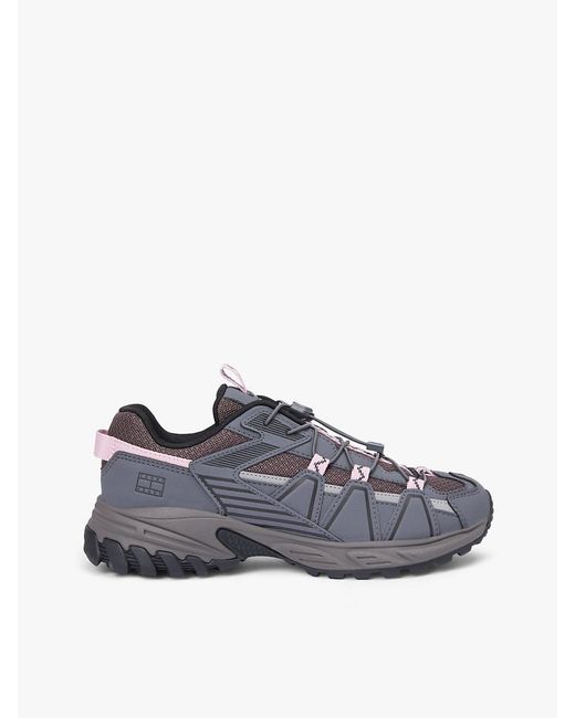 Tommy Hilfiger Blue Speed Laces Cleat Outdoor Trainers