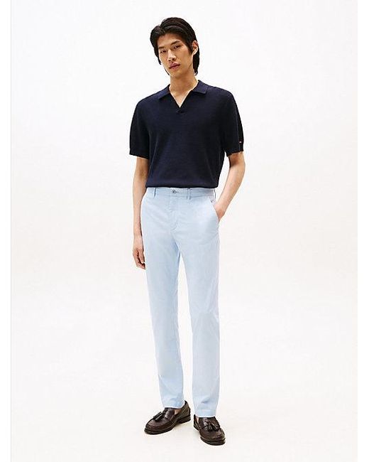 Tommy Hilfiger 1985 Collection Bleecker Slim Fit Chinos in Blue für Herren