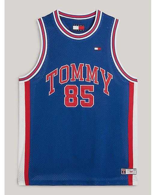 Camiseta sin mangas Tommy Jeans International Games Tommy Hilfiger de hombre de color Blue