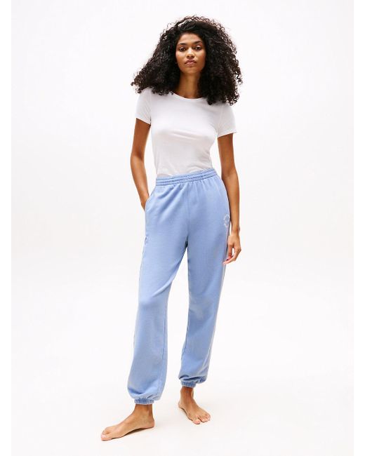 Tommy Hilfiger Blue Relaxed Logo Lounge Joggers