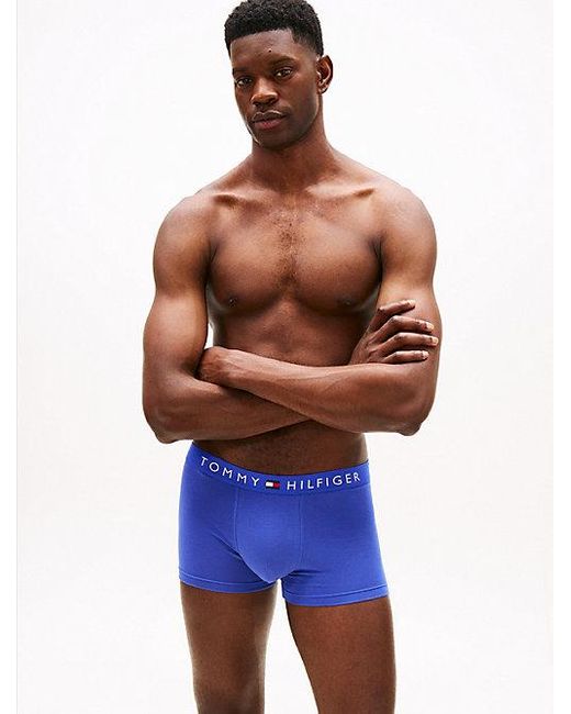 Tommy Hilfiger Original Set Van 3 Boxershorts Met Logotaille in het Blue voor heren