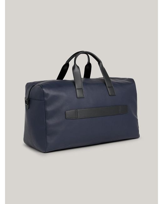 Tommy Hilfiger Blue Essential Signature Medium Duffel Bag for men