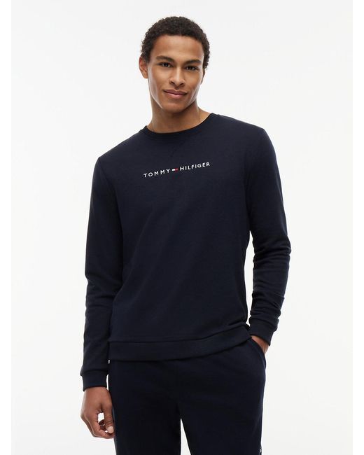 Tommy Hilfiger Blue Th Original French Terry Lounge Sweatshirt for men