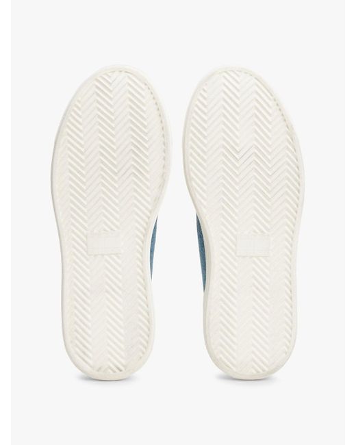 Baskets En À Semelle Compensée Tommy Hilfiger en coloris Blue
