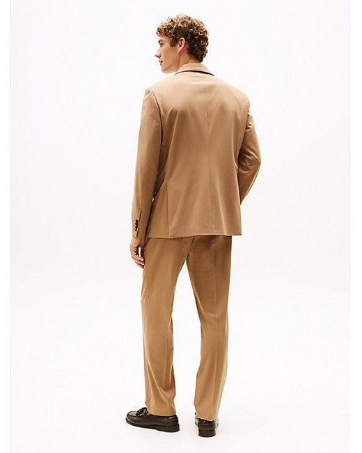 Tommy Hilfiger Pak Van Twill Met Wol in het Natural voor heren