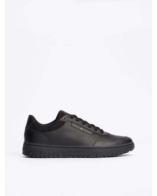 Chaussures De Basket Multitextures Tommy Hilfiger pour homme en coloris Black