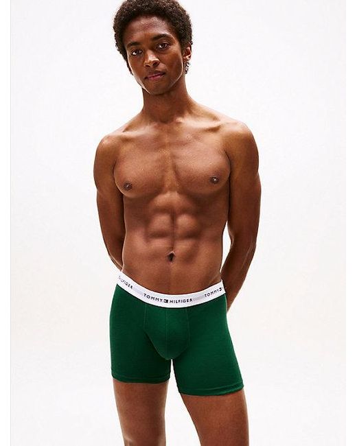 Tommy Hilfiger 3Er-Pack Signature Boxer-Slips Mit Logos in Blue für Herren