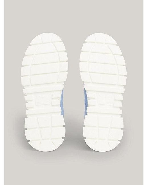 Zapatillas con suela de plataforma dentada Tommy Hilfiger de color Blue