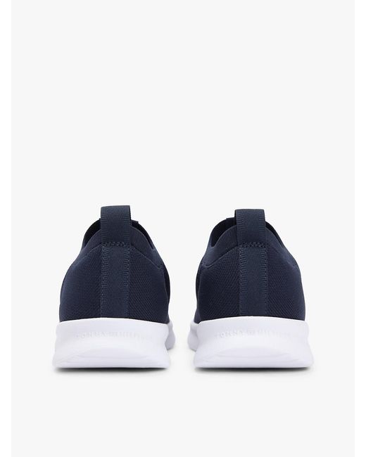 Tommy Hilfiger Blue Hilfiger Monotype Lightweight Knit Trainers for men