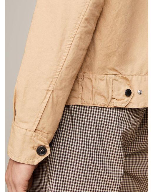 Tommy Hilfiger Natural Collared Zip-thru Jacket for men