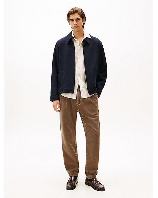 Tommy Hilfiger Ivy Jack Van Wolmix Met Rits in het Blue voor heren