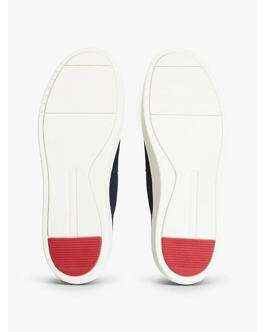 Tommy Hilfiger Blue Lightweight Suede Loafers for men