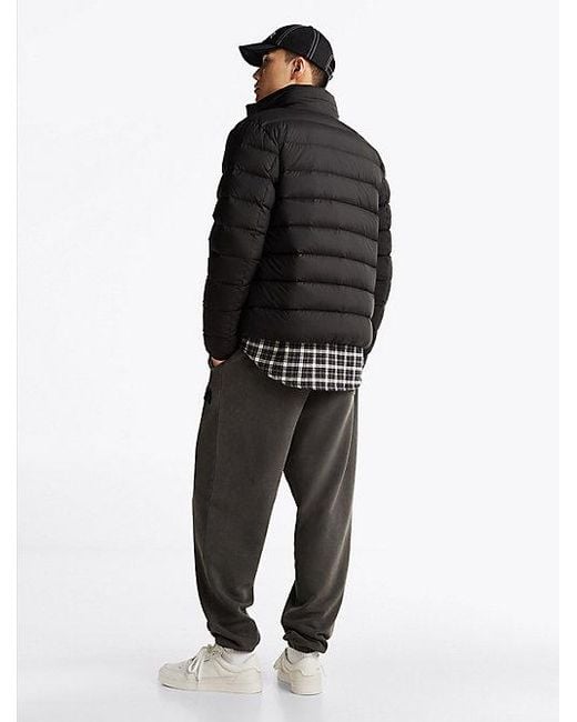 Tommy Hilfiger Lichtgewicht Pufferjack Met Donsvulling in het Black voor heren
