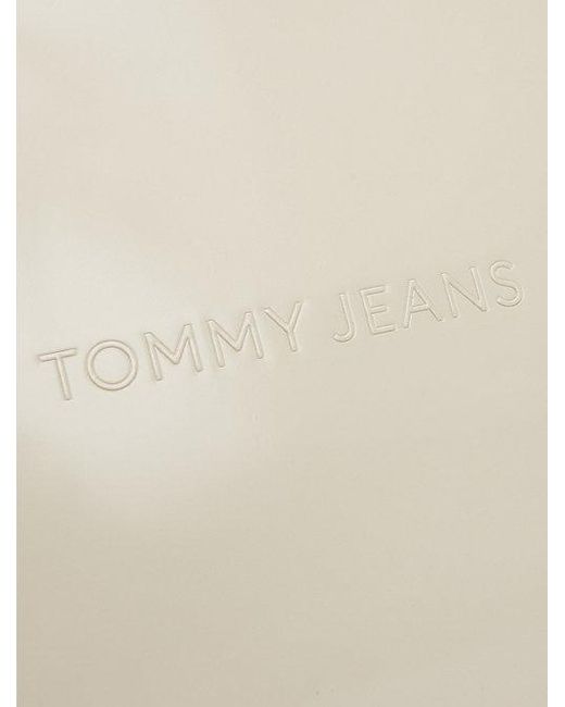 Tommy Hilfiger Natural Essential kleine Tote-Bag mit Logo-Prägung