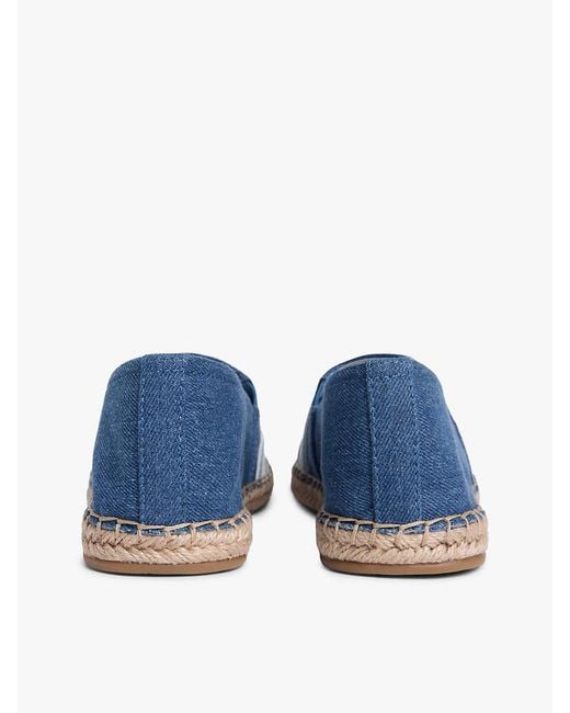 Tommy Hilfiger Blue Canvas Espadrilles