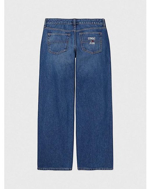 Tommy Hilfiger Adaptive Low Rise baggy Jeans in het Blue