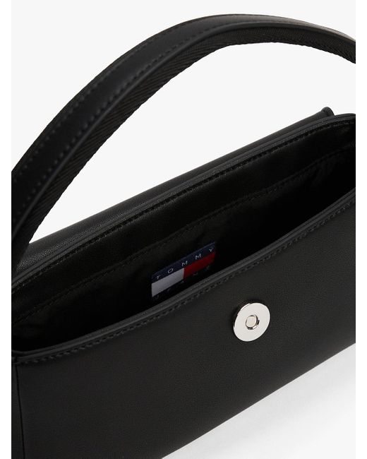 Borsa A Tracolla Con Patta E Manico di Tommy Hilfiger in Black