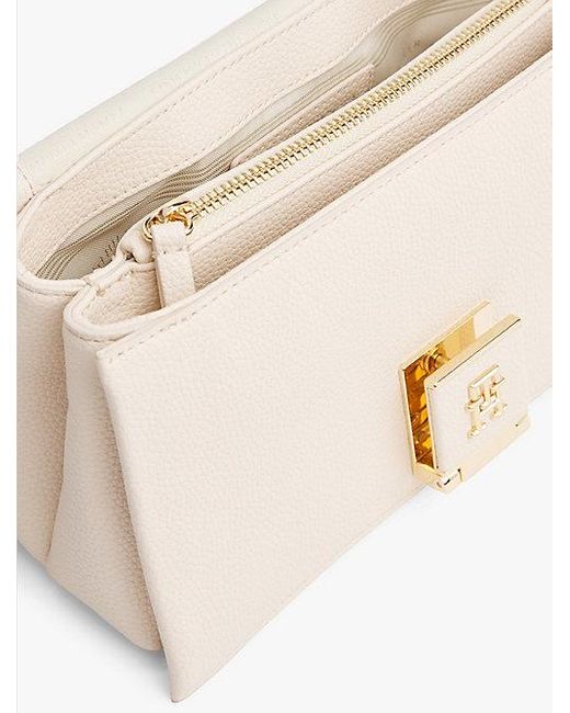 Tommy Hilfiger Natural Crossbody-Tasche Mit Th-Monogramm