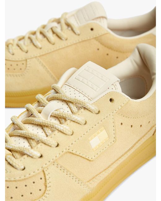 Tommy Hilfiger Natural The Greenwich Suede Cupsole Trainers