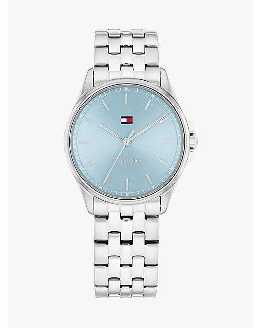 Reloj De Brazalete Con Esfera Azul Tommy Hilfiger de color Blue