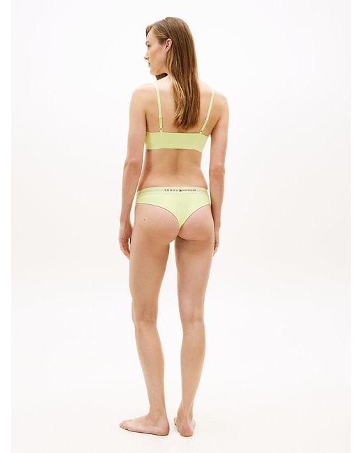 Tommy Hilfiger Yellow Essential Tonal Logo Unpadded Bralette