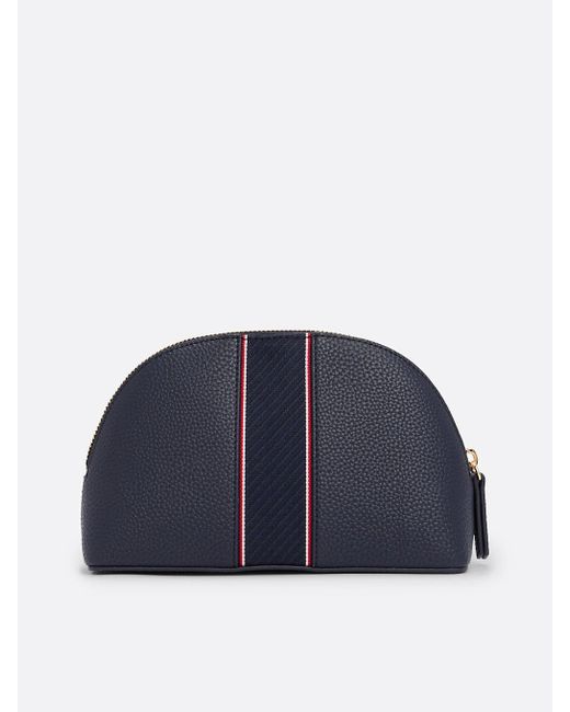 Tommy Hilfiger Blue Pebble Grain Dome Washbag
