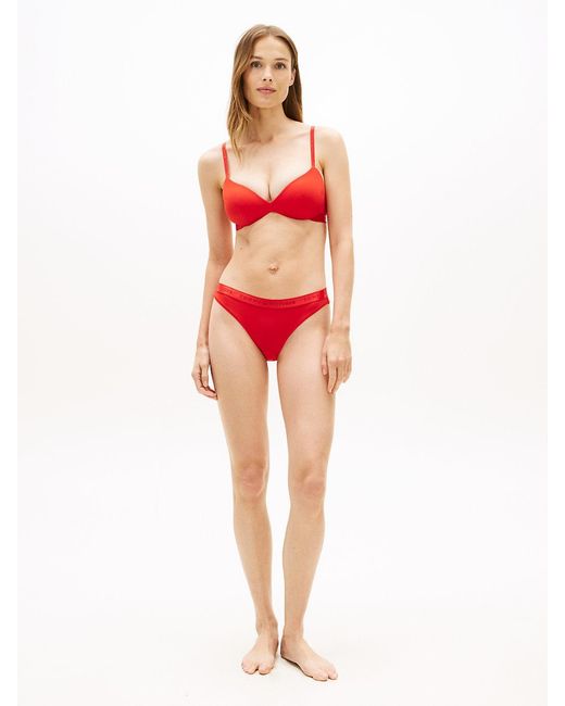 Tommy Hilfiger Repeat Logo Non-Wired Push-Up Bra