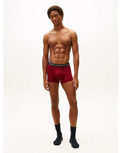 Tommy Hilfiger Th Original Trunk Und Socken Im Geschenkset in Red für Herren
