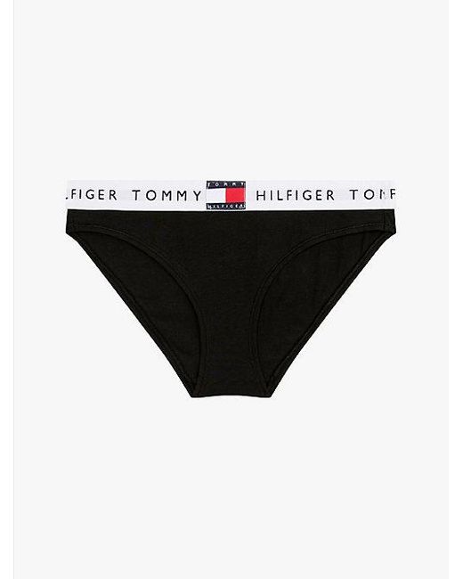 Braguitas Heritage Con Inscripción En Cintura Tommy Hilfiger de color Black