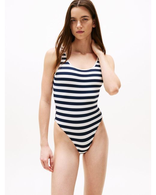 Maillot De Bain Texturé Tommy Hilfiger en coloris Blue