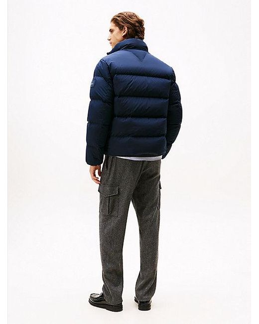 Tommy Hilfiger Waterafstotend Pufferjack Met Dons in het Blue voor heren
