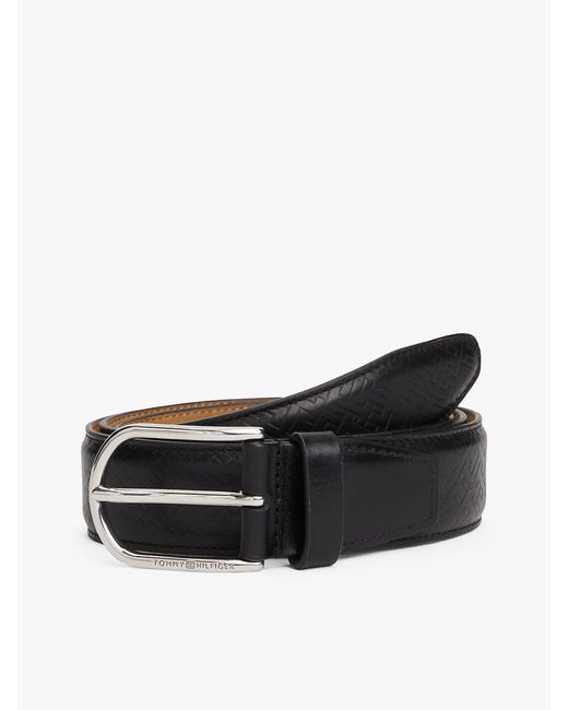 Cintura Th Business di Tommy Hilfiger in Black da Uomo