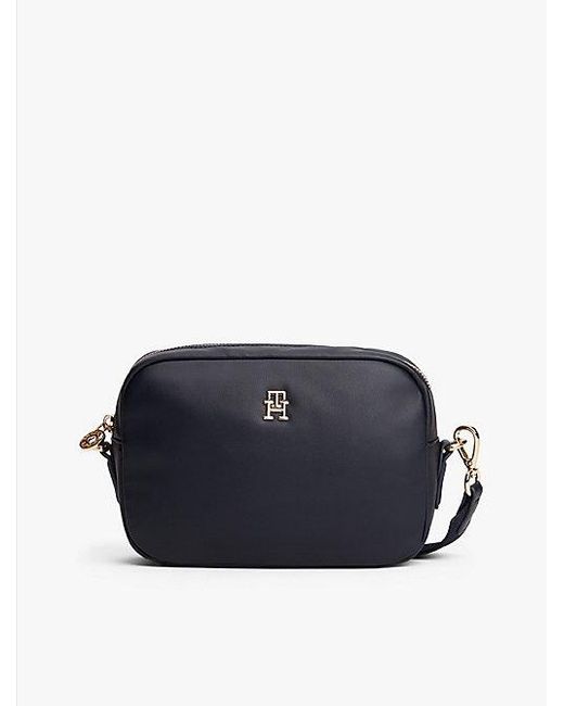 Tommy Hilfiger Blue Crossbody-Kameratasche Mit Th-Monogramm