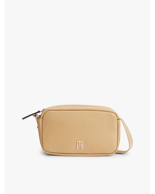 Tommy Hilfiger Natural Logo Tape Crossbody Camera Bag
