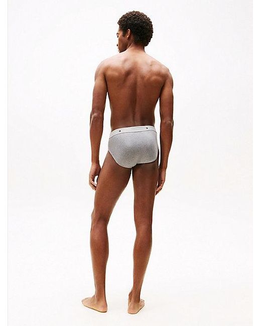 Tommy Hilfiger Set Van 3 Slips Met Signature-Logotailleband in het Gray voor heren