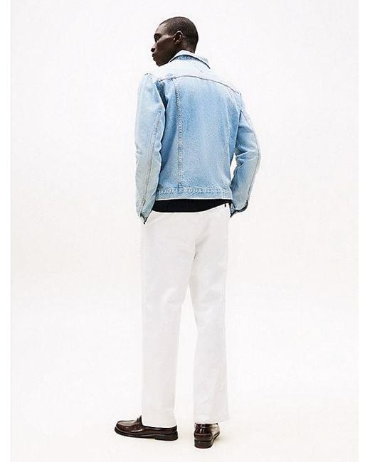 Tommy Hilfiger Trucker-Jeansjacke Mit Fade-Effekt in Blue für Herren