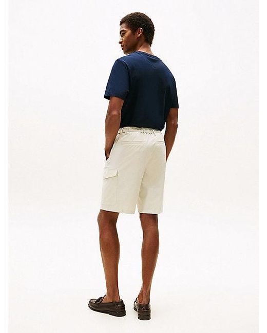 Tommy Hilfiger Performance Harlem Relaxed Cargoshort Van Ripstop in het Blue voor heren