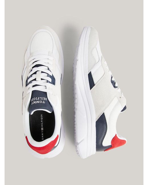 Tommy Hilfiger Metallic Th Modern Colour-blocked Runner Trainers for men