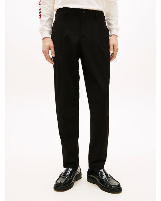 Tommy Hilfiger White Performance Smart Casual Packable Trousers for men