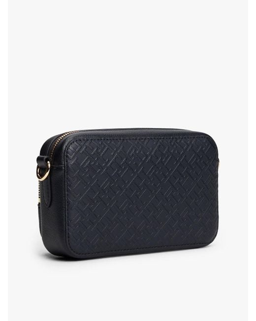 Sac Bandoulière Hilfiger Icon À Monogramme Tommy Hilfiger en coloris Black