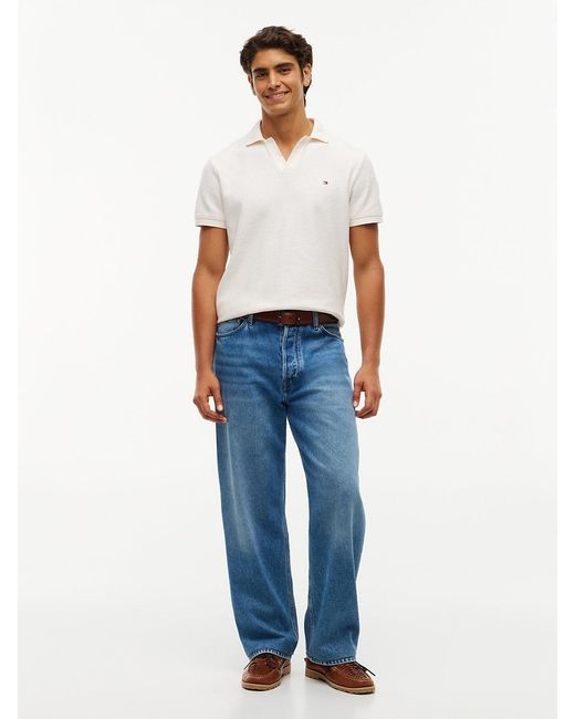 Tommy Hilfiger Blue Faded Loose Jeans for men