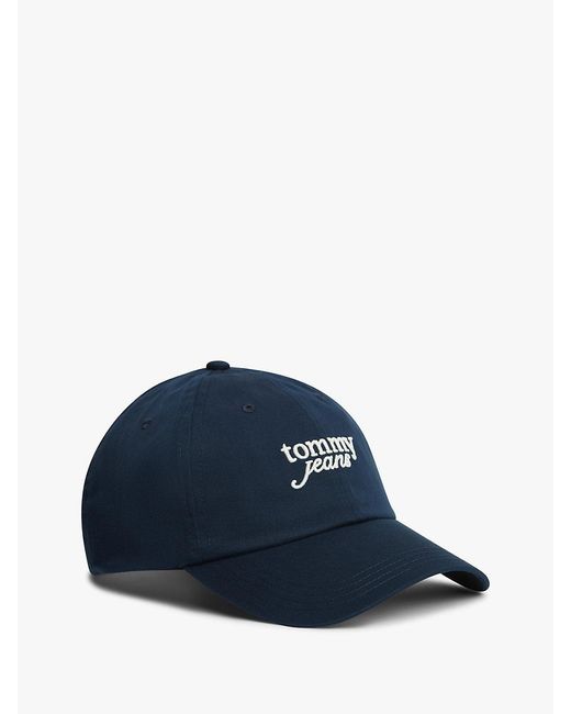 Tommy Hilfiger Blue Logo Embroidery Baseball Cap