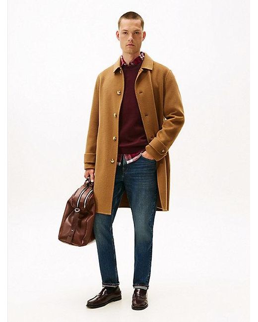 Tommy Hilfiger Smart Casual Relaxed Fit Jas Met Kasjmier in het Brown voor heren