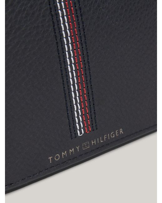 Tommy Hilfiger Blue Casual Leather Bifold Wallet for men